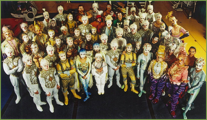 Marc and the Cirque Du Soleil team